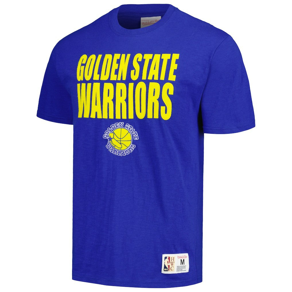 Golden State Warriors Hardwood Classics Legendary Slub T-Shirt Royal - Mitchell & Ness outlet
