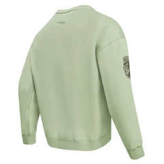 Cincinnati Reds Pro Standard Neutral Drop Shoulder Pullover Sweatshirt - Green Pullover