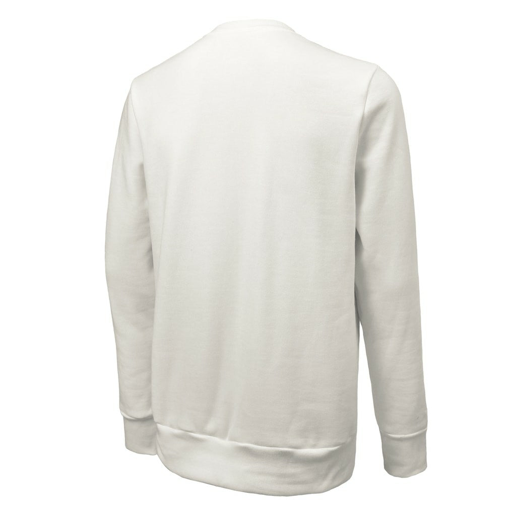Atlanta Falcons Majestic Threads Unisex Sundays Block Letter Crewneck Pullover Sweatshirt - White Pullover