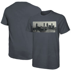 Atlanta Falcons Majestic Threads Sundays Skyline T-Shirt - Gray T-shirts
