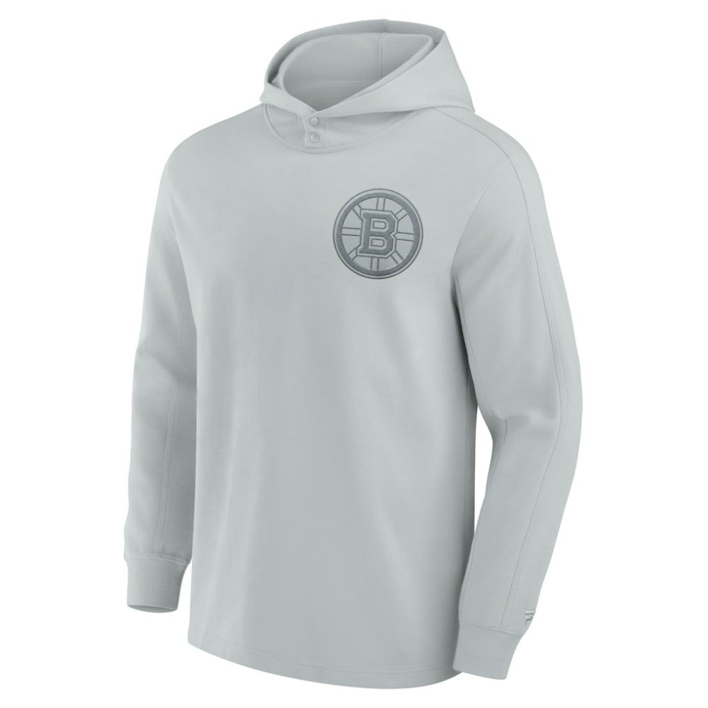 Boston Bruins Fanatics Elements Lightweight Tri-Blend Fleece Hoodie - Gray | US 200363649