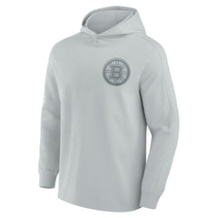 Boston Bruins Fanatics Elements Lightweight Tri-Blend Fleece Hoodie - Gray | US 200363649