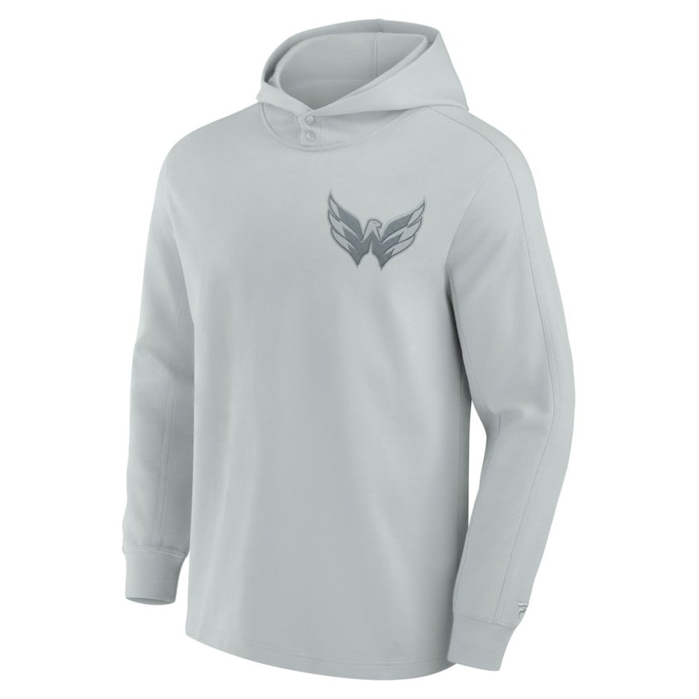 Washington Capitals Fanatics Elements Lightweight Tri-Blend Fleece Hoodie - Gray | US 200363650