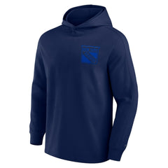 New York Rangers Fanatics Elements Lightweight Tri-Blend Fleece Hoodie - Navy | US 200363659