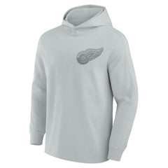 Detroit Red Wings Fanatics Elements Lightweight Tri-Blend Fleece Hoodie - Gray | US 200363660