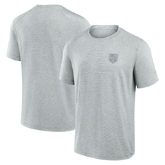Los Angeles Kings Fanatics Front Office Tech T-Shirt - Gray | US 200363784