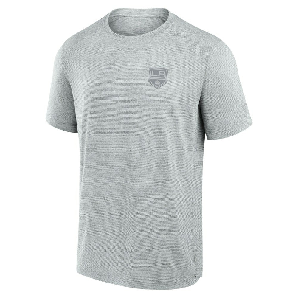 Los Angeles Kings Fanatics Front Office Tech T-Shirt - Gray | US 200363784