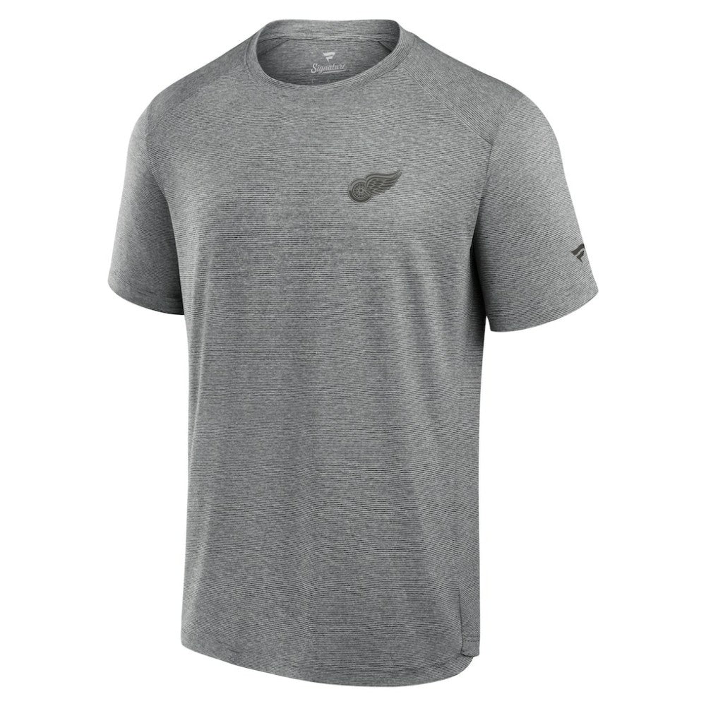 Detroit Red Wings Fanatics Front Office Tech T-Shirt - Black | US 200363787