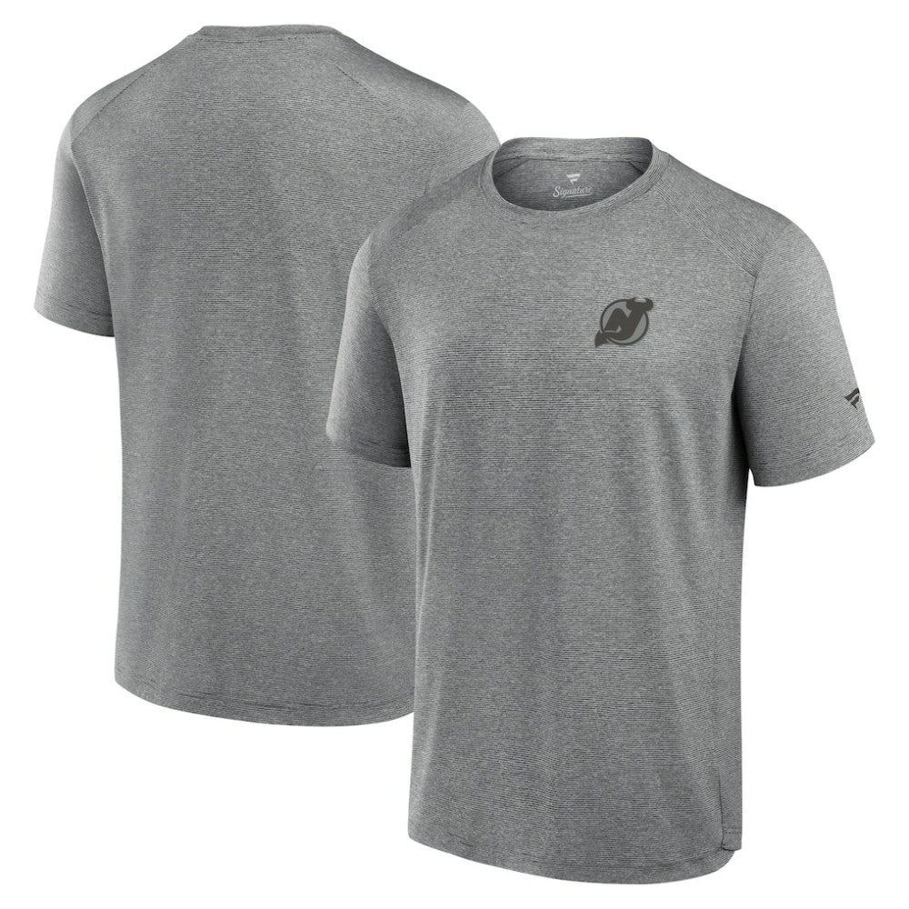 New Jersey Devils Fanatics Front Office Tech T-Shirt - Black | US 200363805