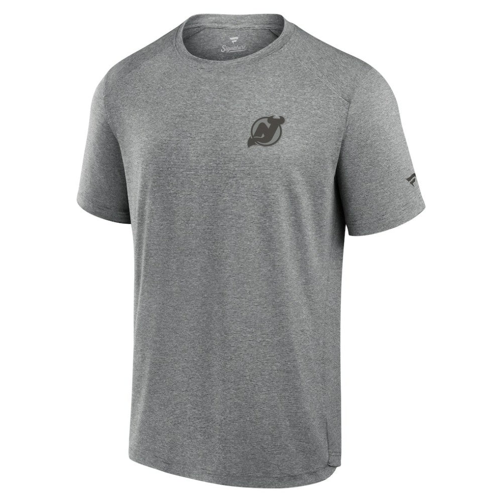 New Jersey Devils Fanatics Front Office Tech T-Shirt - Black | US 200363805