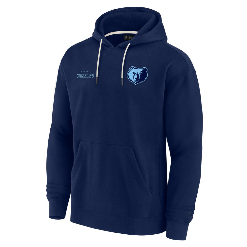Memphis Grizzlies Unisex Elements Super Soft Fleece Pullover Hoodie Navy - Fanatics