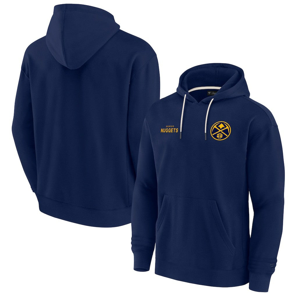 Denver Nuggets Unisex Elements Super Soft Fleece Pullover Hoodie Navy - Fanatics