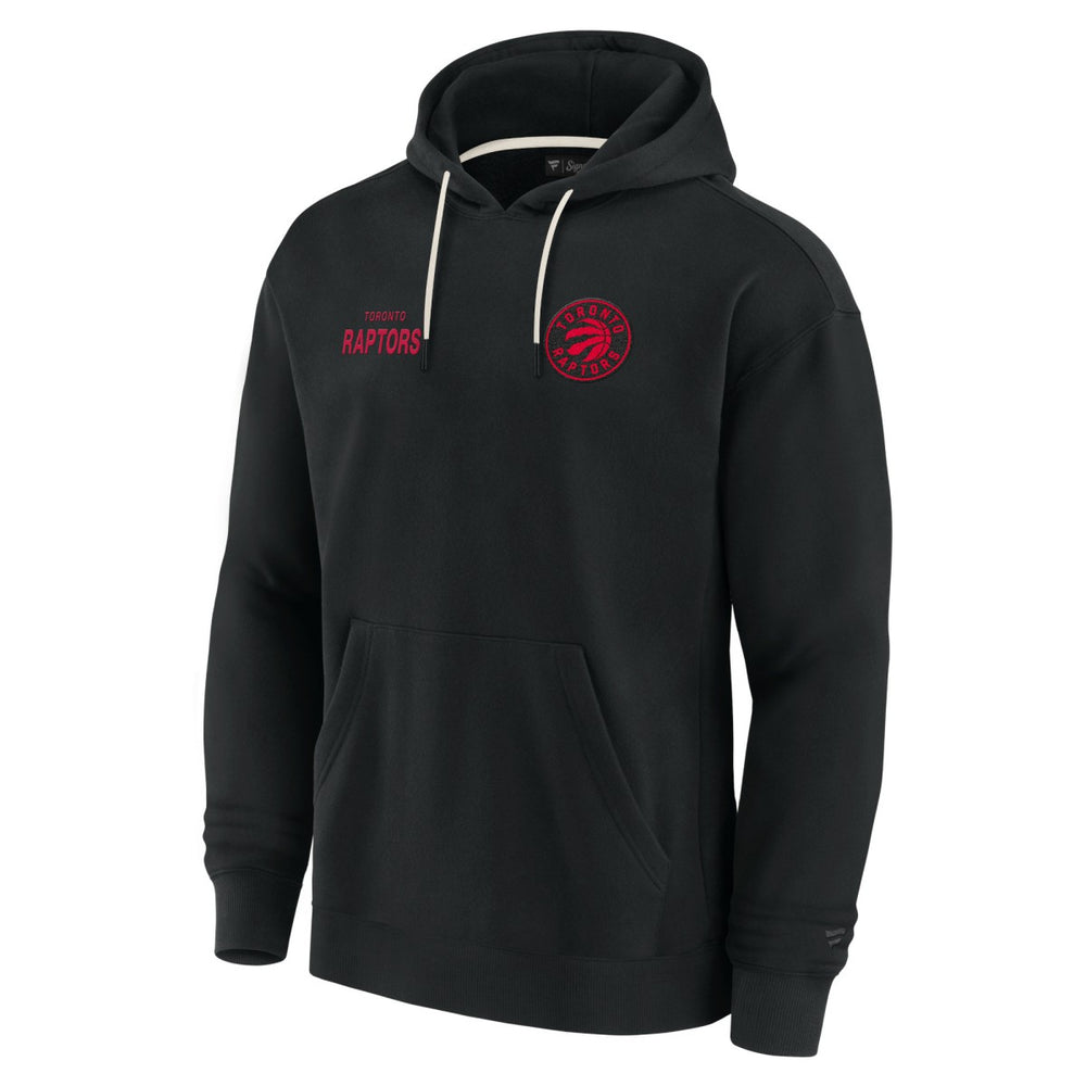 Toronto Raptors Unisex Elements Super Soft Fleece Pullover Hoodie Black - Fanatics