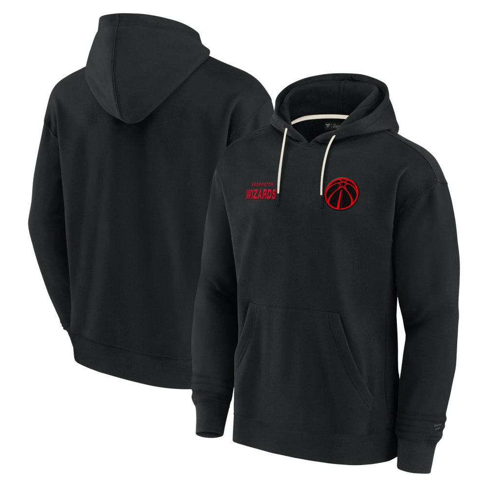 Washington Wizards Unisex Elements Super Soft Fleece Pullover Hoodie Black - Fanatics