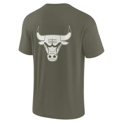 Chicago Bulls Unisex Elements Super Soft Short Sleeve T-Shirt Olive - Fanatics