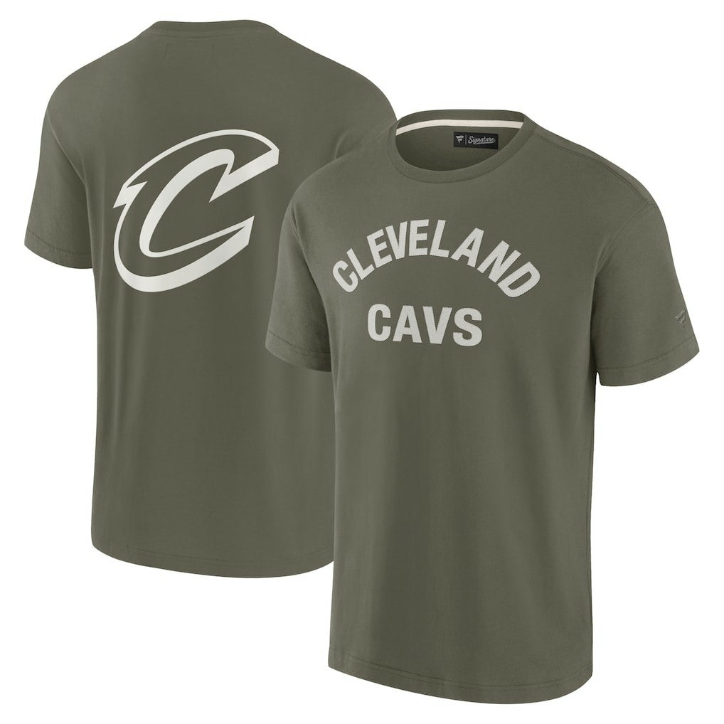 Cleveland Cavaliers Unisex Elements Super Soft Short Sleeve T-Shirt Olive - Fanatics