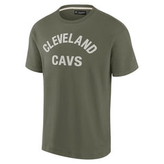 Cleveland Cavaliers Unisex Elements Super Soft Short Sleeve T-Shirt Olive - Fanatics