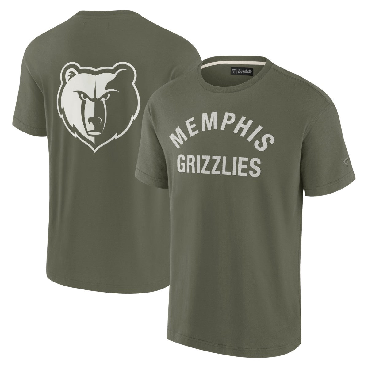 Memphis Grizzlies Unisex Elements Super Soft Short Sleeve T-Shirt Olive - Fanatics