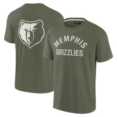 Memphis Grizzlies Unisex Elements Super Soft Short Sleeve T-Shirt Olive - Fanatics