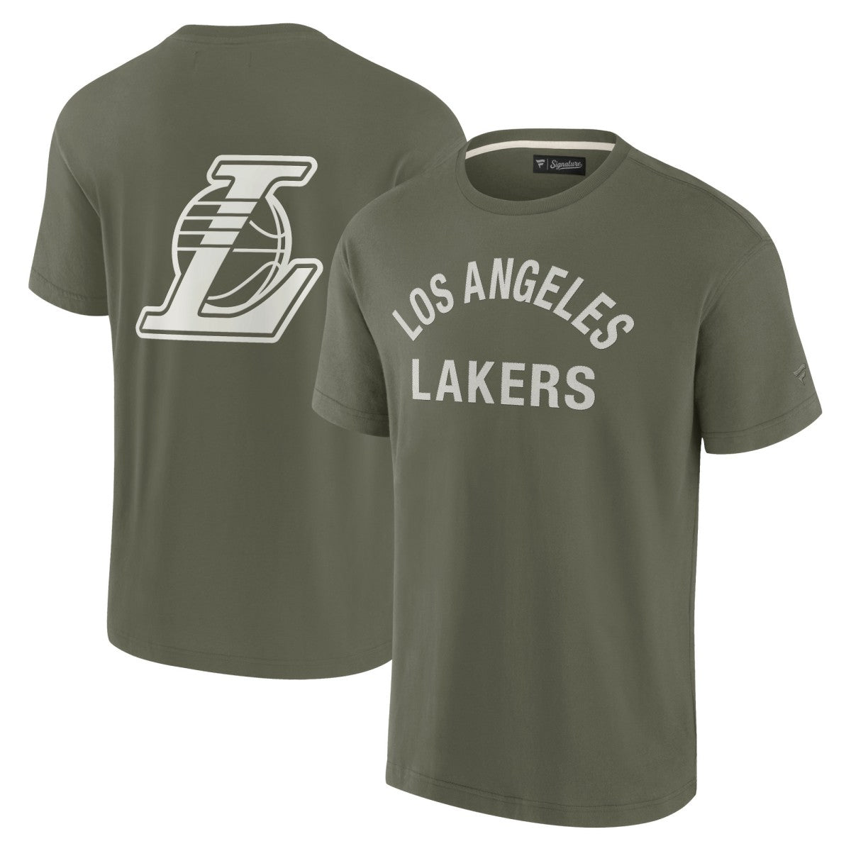 Los Angeles Lakers Unisex Elements Super Soft Short Sleeve T-Shirt Olive - Fanatics