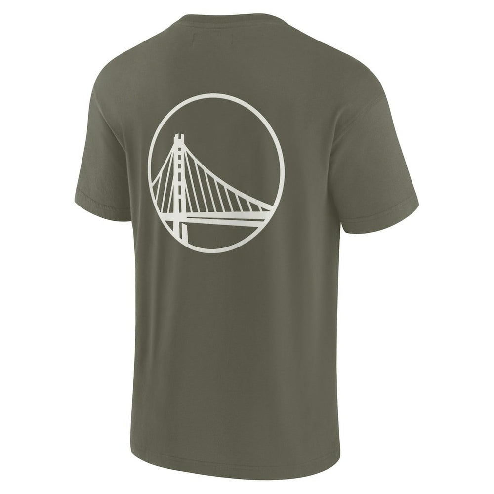 Golden State Warriors Unisex Elements Super Soft Short Sleeve T-Shirt Olive - Fanatics