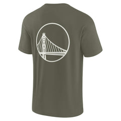 Golden State Warriors Unisex Elements Super Soft Short Sleeve T-Shirt Olive - Fanatics