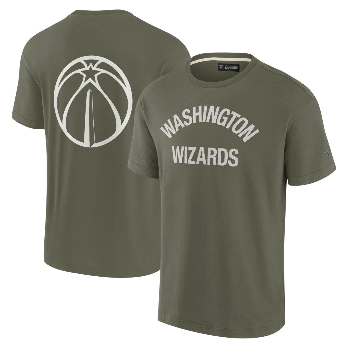 Washington Wizards Unisex Elements Super Soft Short Sleeve T-Shirt Olive - Fanatics