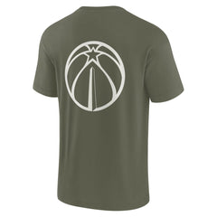 Washington Wizards Unisex Elements Super Soft Short Sleeve T-Shirt Olive - Fanatics