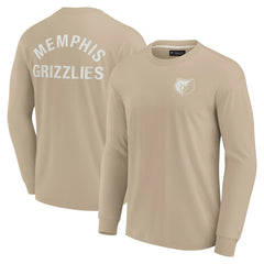 Memphis Grizzlies Unisex Elements Super Soft Long Sleeve T-Shirt Khaki - Fanatics