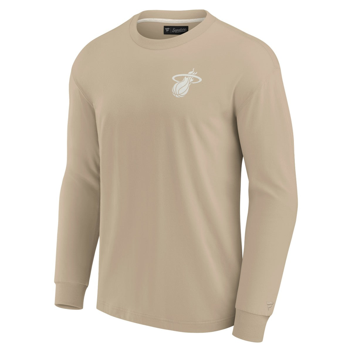Miami Heat Unisex Elements Super Soft Long Sleeve T-Shirt Khaki - Fanatics