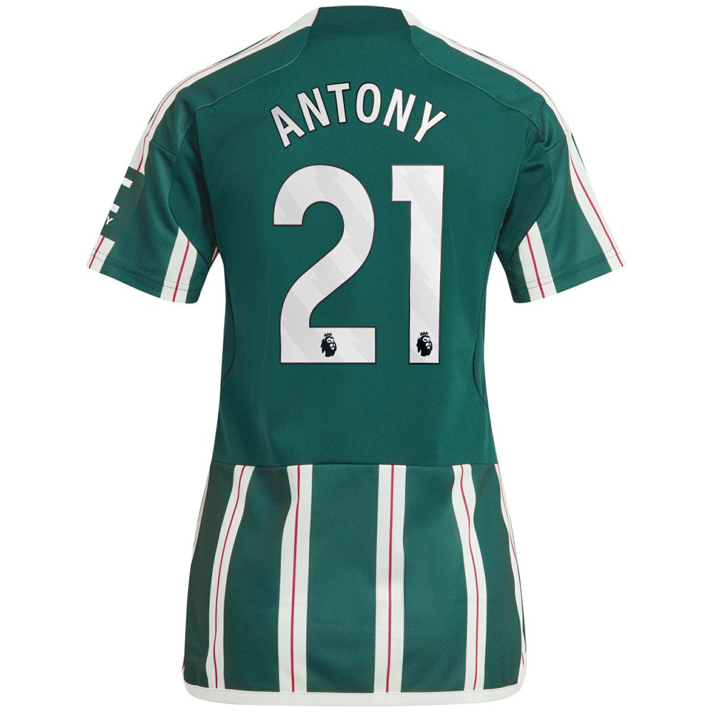 Antony Manchester United Women's 2023/24 Away Replica Player Jersey Green - Adidas sale