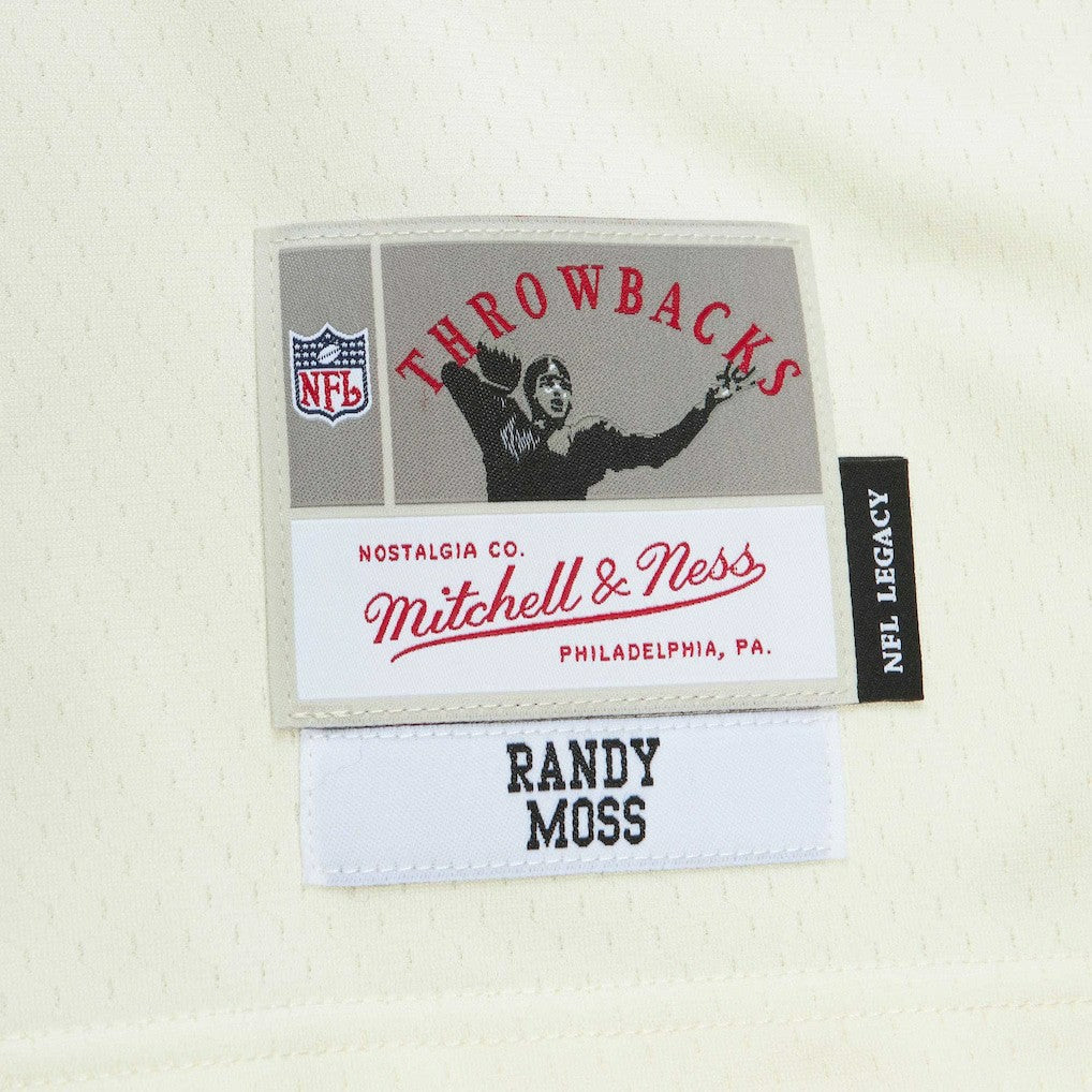 Randy Moss Minnesota Vikings Chainstitch Legacy Jersey - Cream Jerseys