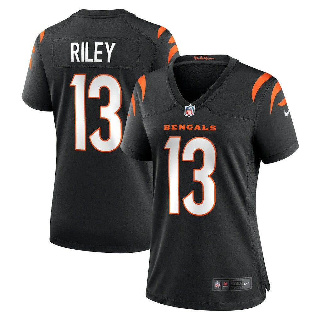 Ken Riley Cincinnati Bengals Women's Retired Player Game Jersey - Black Jerseys