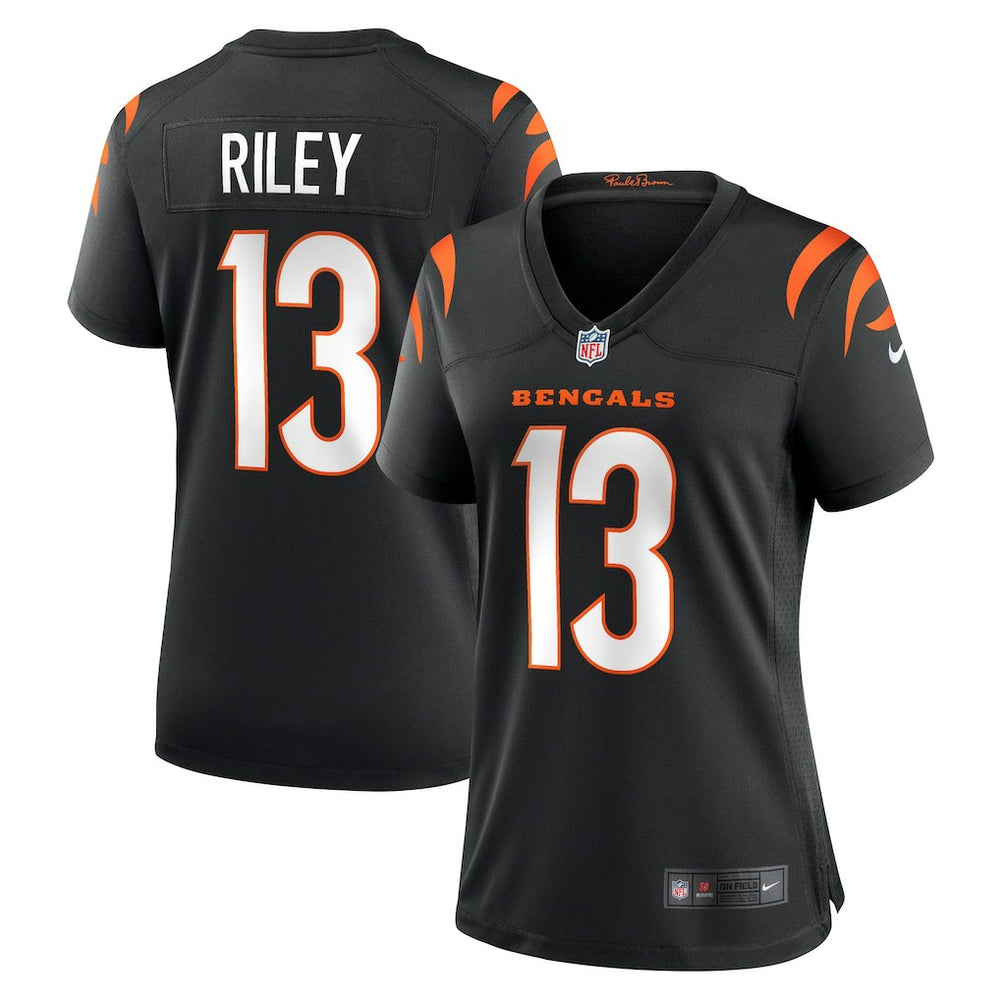 Ken Riley Cincinnati Bengals Women's Retired Player Game Jersey - Black Jerseys