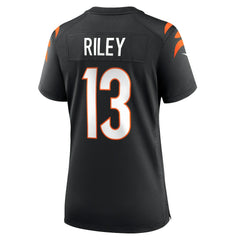 Ken Riley Cincinnati Bengals Women's Retired Player Game Jersey - Black Jerseys