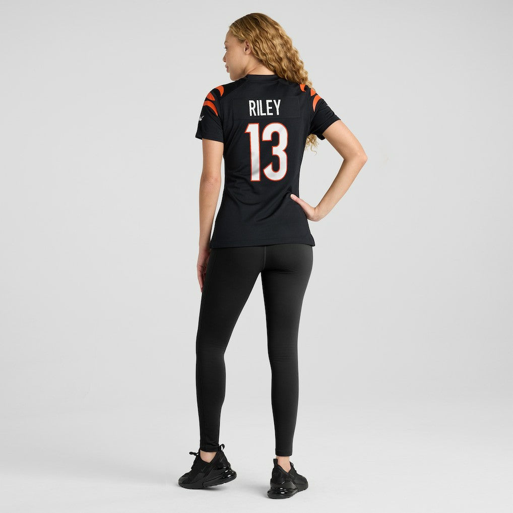 Ken Riley Cincinnati Bengals Women's Retired Player Game Jersey - Black Jerseys