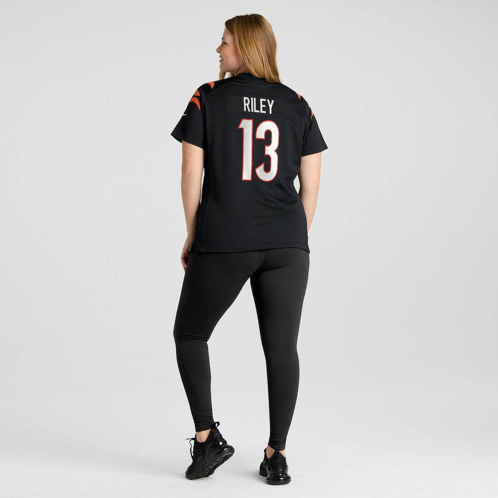 Ken Riley Cincinnati Bengals Women's Retired Player Game Jersey - Black Jerseys