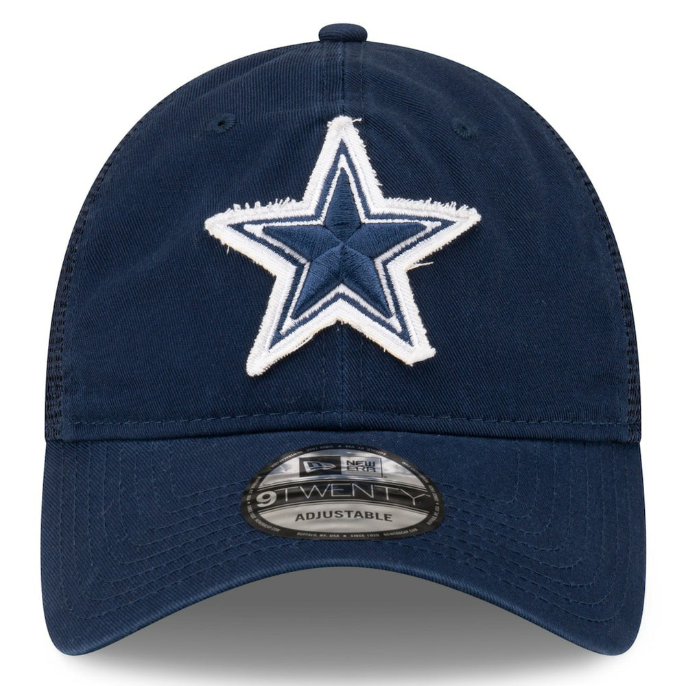 Dallas Cowboys New Era Game Day 9TWENTY Adjustable Trucker Hat - Navy Hats