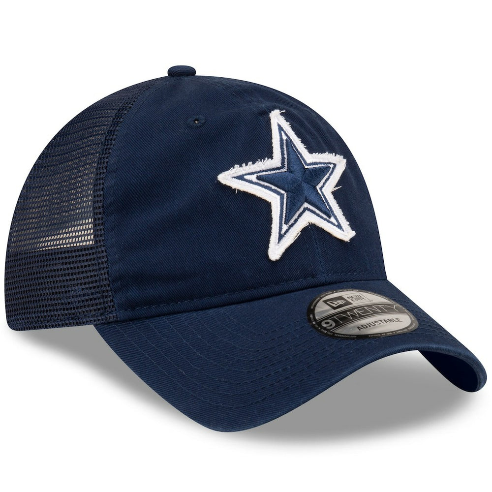 Dallas Cowboys New Era Game Day 9TWENTY Adjustable Trucker Hat - Navy Hats