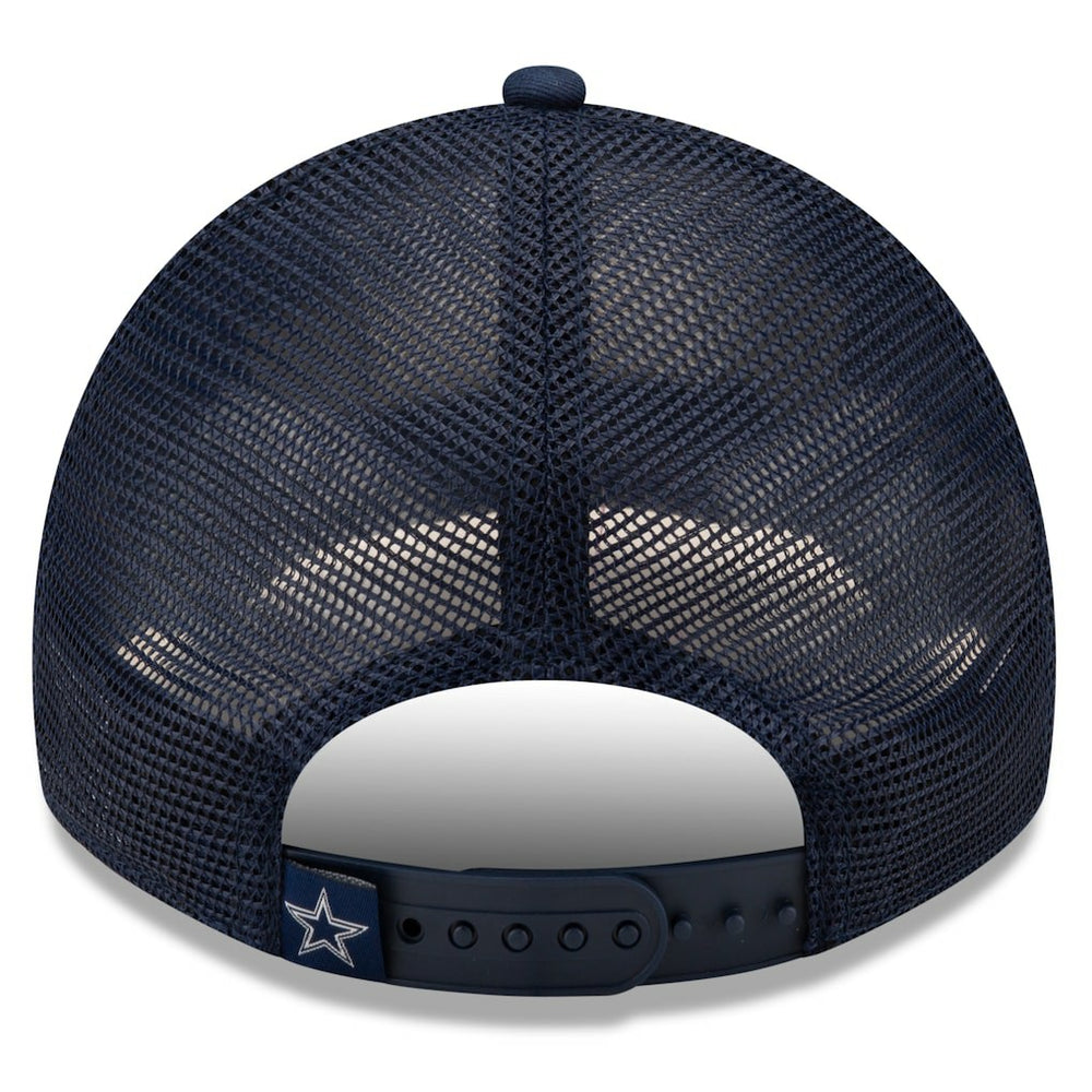 Dallas Cowboys New Era Game Day 9TWENTY Adjustable Trucker Hat - Navy Hats