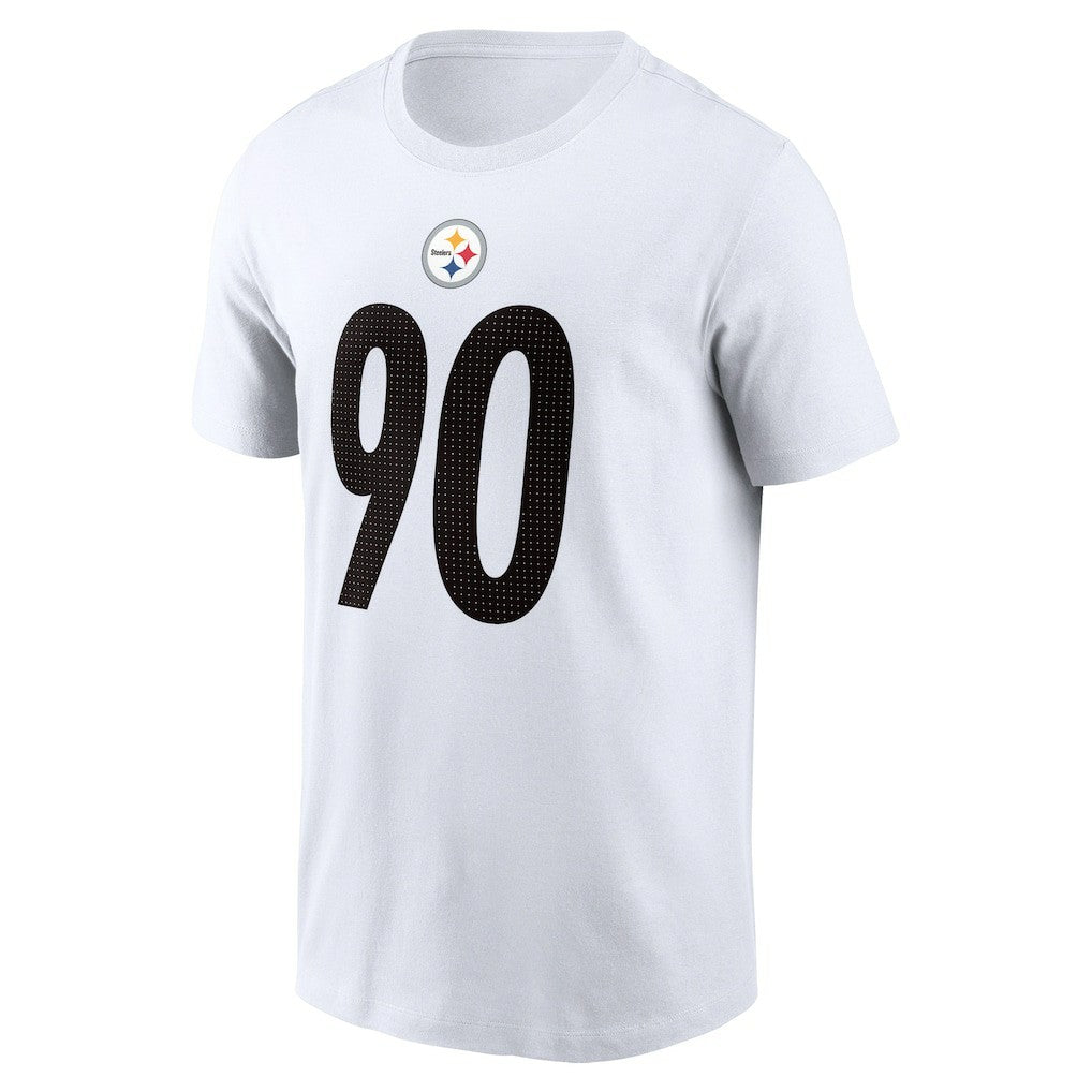 T.J. Watt Pittsburgh Steelers Player Name & Number T-Shirt - White T-shirts