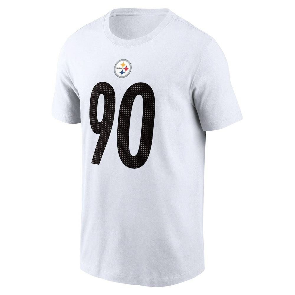 T.J. Watt Pittsburgh Steelers Player Name & Number T-Shirt - White T-shirts