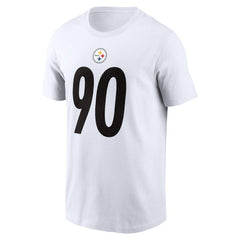 T.J. Watt Pittsburgh Steelers Player Name & Number T-Shirt - White T-shirts