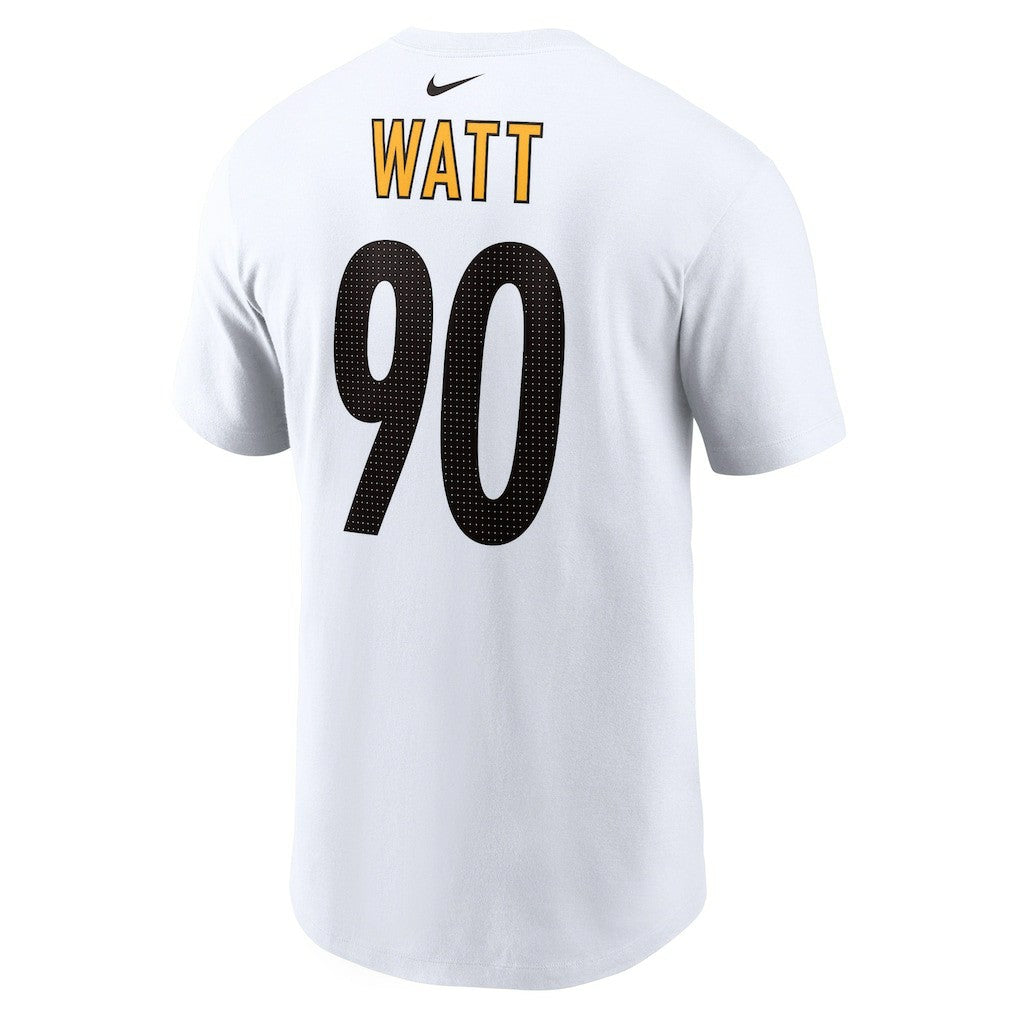 T.J. Watt Pittsburgh Steelers Player Name & Number T-Shirt - White T-shirts