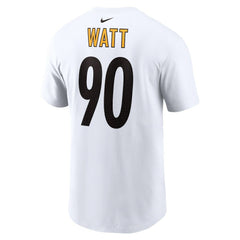 T.J. Watt Pittsburgh Steelers Player Name & Number T-Shirt - White T-shirts