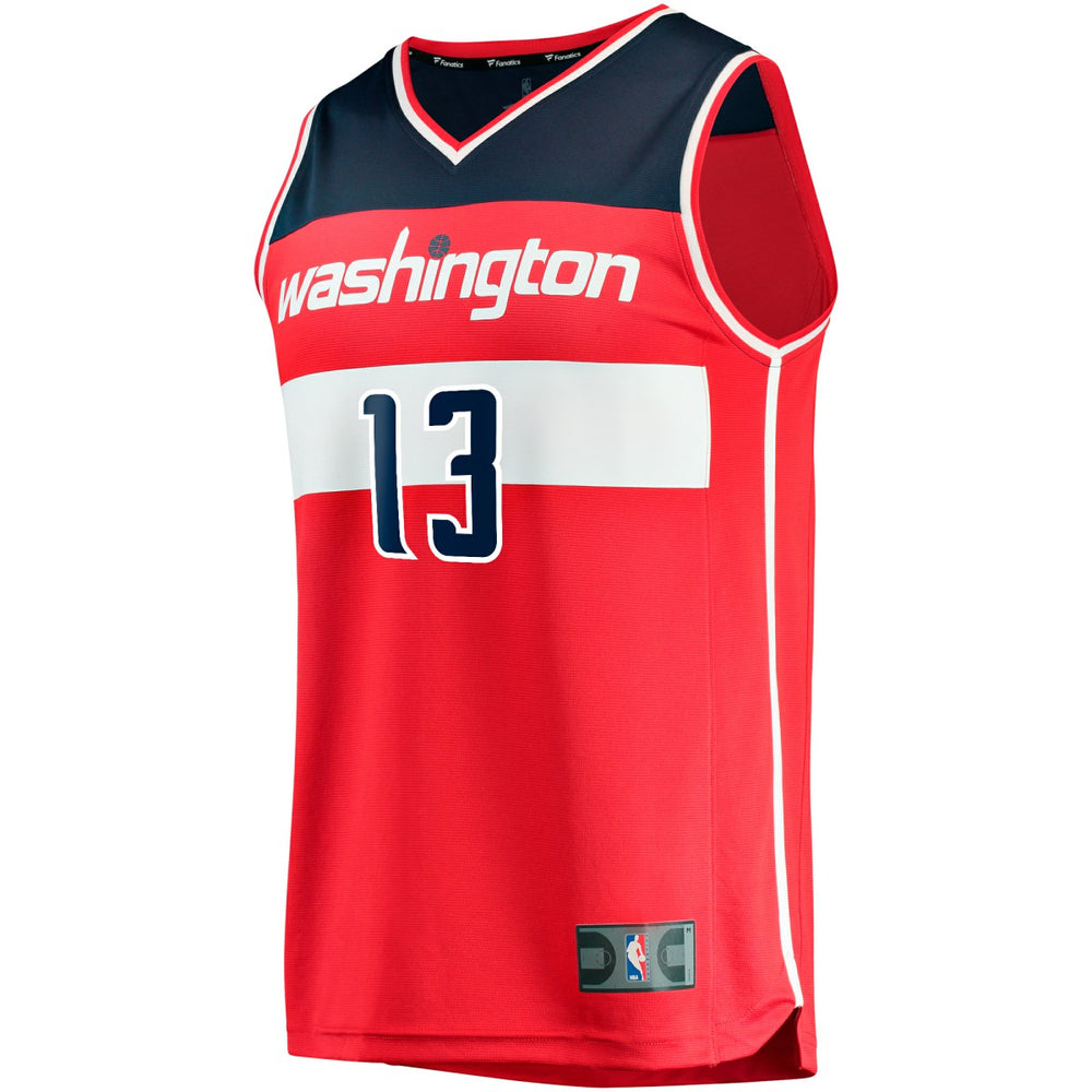 Jordan Poole Washington Wizards Fast Break Player Jersey Icon Edition Red - Fanatics