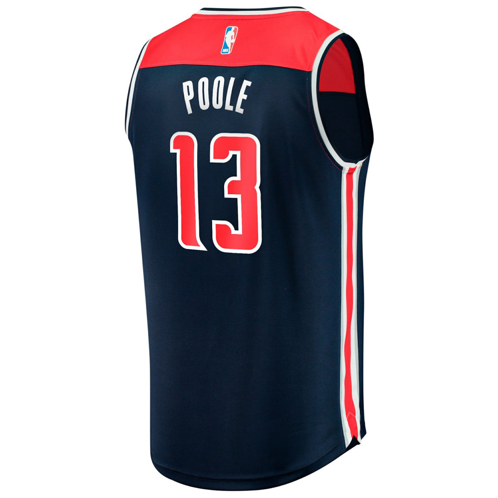 Jordan Poole Washington Wizards Fast Break Player Jersey Statement Edition Navy - Fanatics