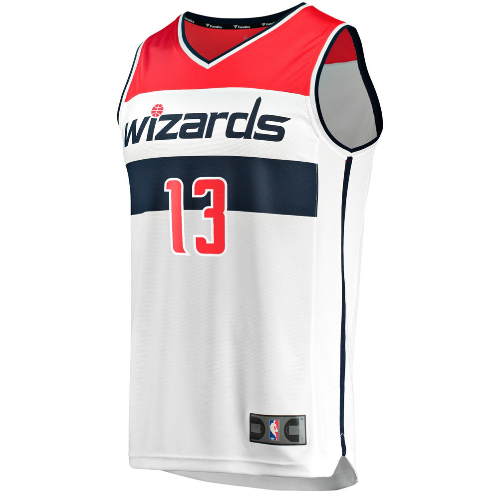 Jordan Poole Washington Wizards Youth Fast Break Player Jersey Association Edition White - Fanatics