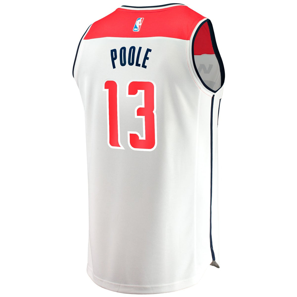 Jordan Poole Washington Wizards Youth Fast Break Player Jersey Association Edition White - Fanatics