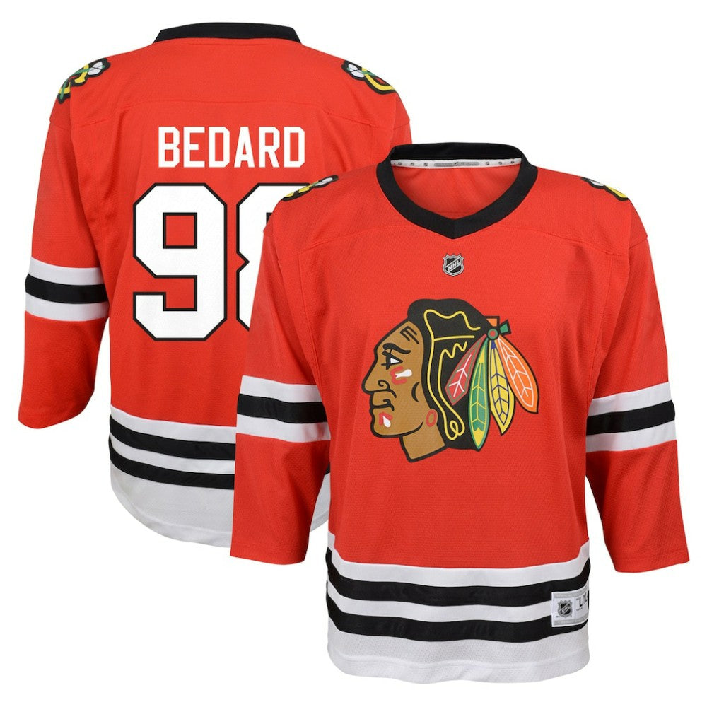Connor Bedard Chicago Blackhawks Youth Home Replica Player Jersey - Red | US 200374143